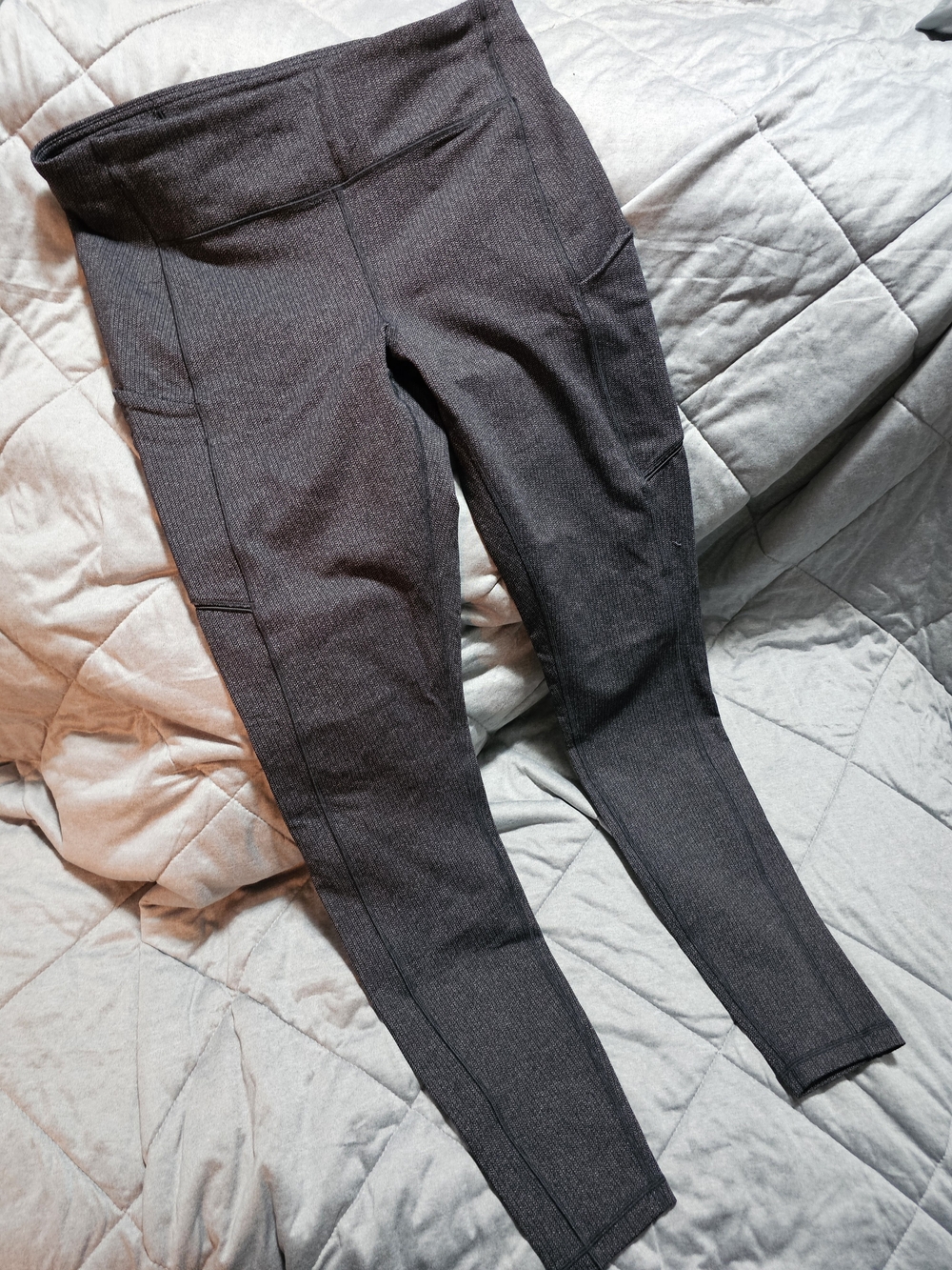 Lululemon Athletica Speed Up Tights - Hearhered Black 28"